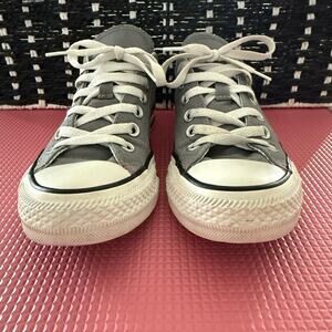 Converse Gray and White High-Top Sneakers